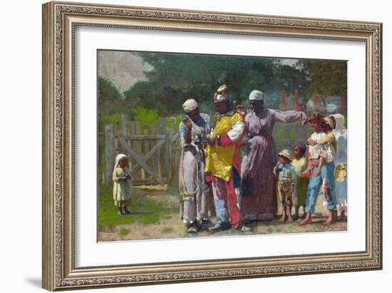 Dressing for the Carnival-Winslow Homer-Framed Giclee Print