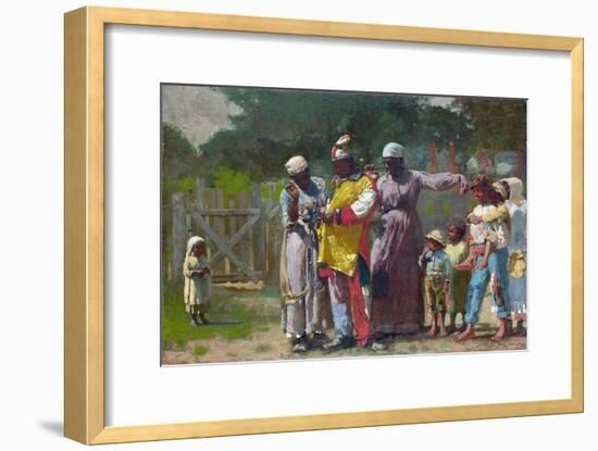 Dressing for the Carnival-Winslow Homer-Framed Giclee Print