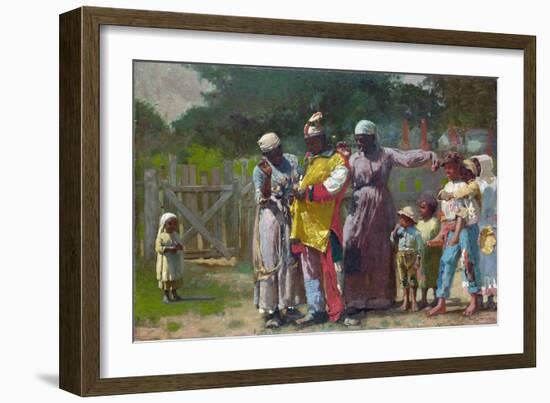 Dressing for the Carnival-Winslow Homer-Framed Giclee Print