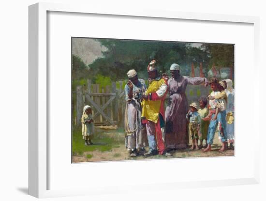 Dressing for the Carnival-Winslow Homer-Framed Giclee Print