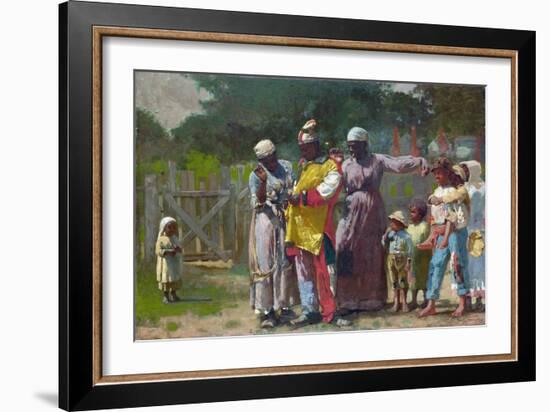 Dressing for the Carnival-Winslow Homer-Framed Giclee Print