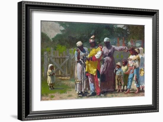 Dressing for the Carnival-Winslow Homer-Framed Giclee Print