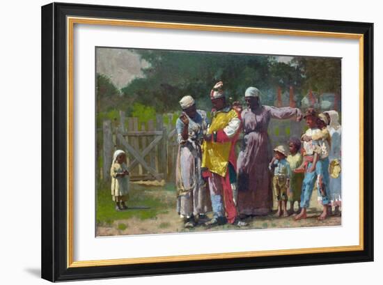 Dressing for the Carnival-Winslow Homer-Framed Giclee Print