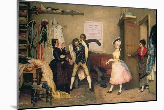 Dressing for the Masquerade-Eugen Von Blaas-Mounted Giclee Print