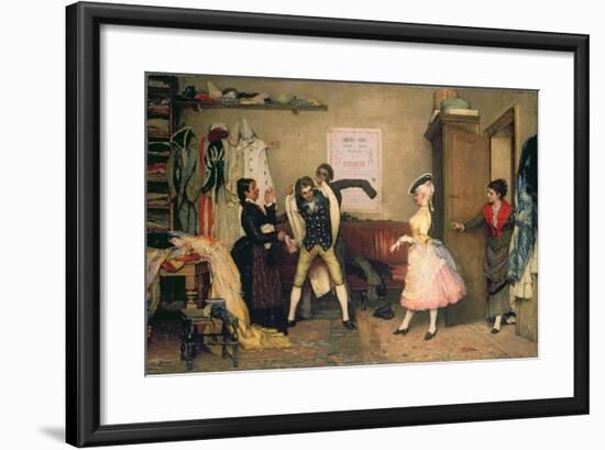 Dressing for the Masquerade-Eugen Von Blaas-Framed Giclee Print