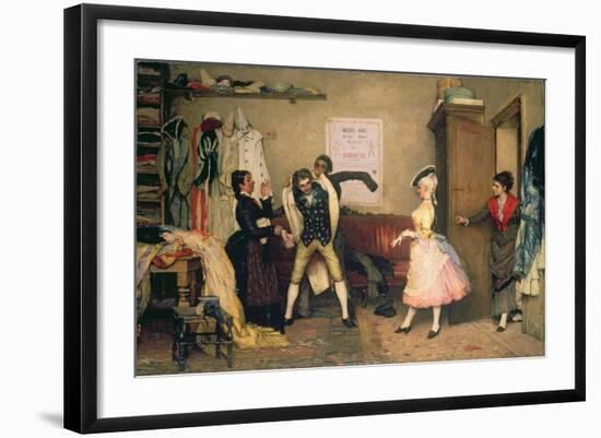 Dressing for the Masquerade-Eugen Von Blaas-Framed Giclee Print