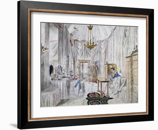 Dressing Room of Empress Carolina Augusta in Castle of Vienna-null-Framed Giclee Print