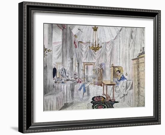 Dressing Room of Empress Carolina Augusta in Castle of Vienna-null-Framed Giclee Print