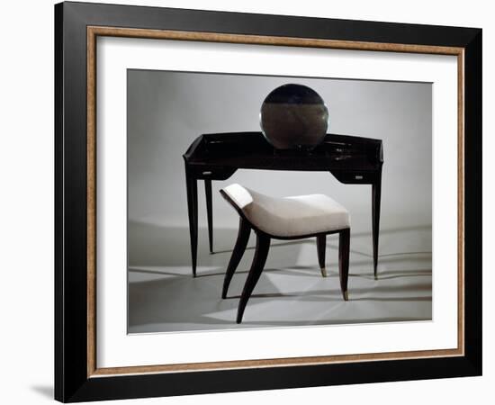 Dressing Table and Stool, Ca 1925-Jacques-emile Ruhlmann-Framed Giclee Print