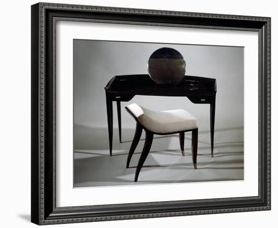 Dressing Table and Stool, Ca 1925-Jacques-emile Ruhlmann-Framed Giclee Print