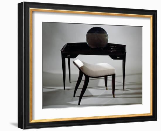 Dressing Table and Stool, Ca 1925-Jacques-emile Ruhlmann-Framed Giclee Print