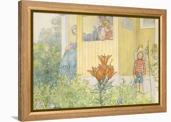 Dressing Up-Carl Larsson-Framed Premier Image Canvas