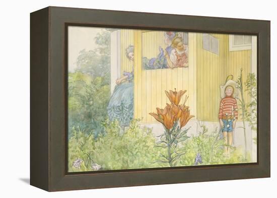 Dressing Up-Carl Larsson-Framed Premier Image Canvas