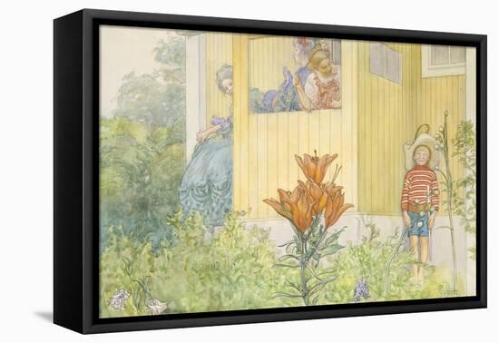 Dressing Up-Carl Larsson-Framed Premier Image Canvas