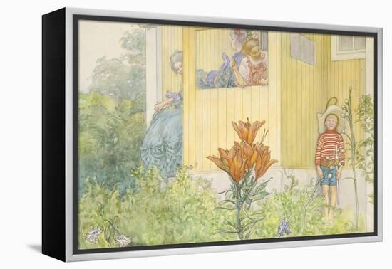 Dressing Up-Carl Larsson-Framed Premier Image Canvas