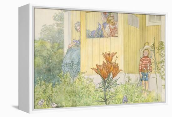 Dressing Up-Carl Larsson-Framed Premier Image Canvas