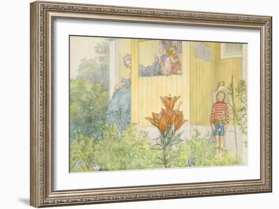 Dressing Up-Carl Larsson-Framed Giclee Print