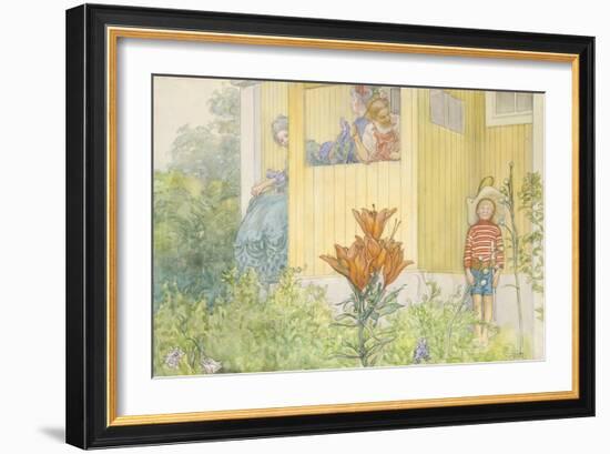 Dressing Up-Carl Larsson-Framed Giclee Print