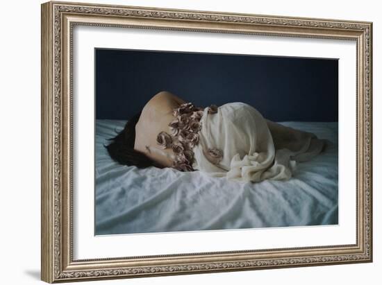 Dressing with Roses-Michalina Wozniak-Framed Photographic Print