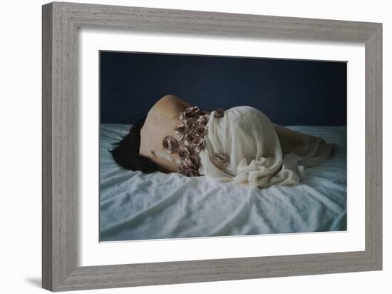 Dressing with Roses-Michalina Wozniak-Framed Photographic Print