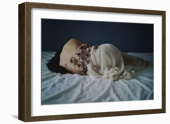 Dressing with Roses-Michalina Wozniak-Framed Photographic Print