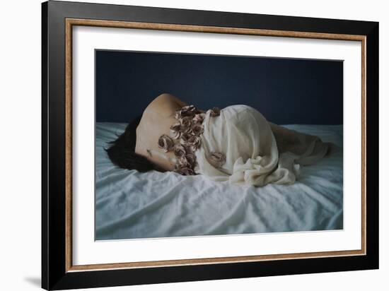 Dressing with Roses-Michalina Wozniak-Framed Photographic Print