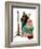 "Dressmaker", January 31,1931-Norman Rockwell-Framed Giclee Print