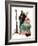 "Dressmaker", January 31,1931-Norman Rockwell-Framed Giclee Print