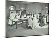 Dressmaking Class, Borough Polytechnic, Southwark, London, 1907-null-Mounted Photographic Print