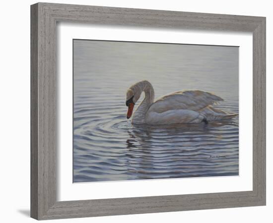 Dribbling Swan-Bruce Dumas-Framed Giclee Print