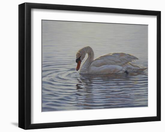 Dribbling Swan-Bruce Dumas-Framed Giclee Print
