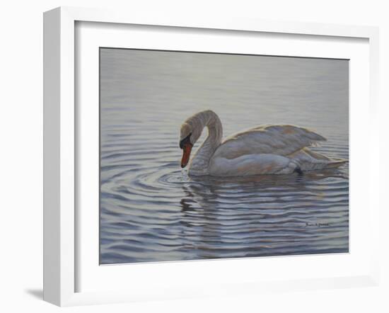 Dribbling Swan-Bruce Dumas-Framed Giclee Print