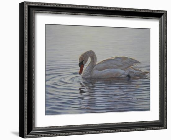 Dribbling Swan-Bruce Dumas-Framed Giclee Print