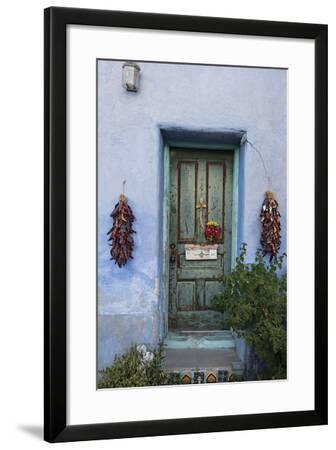 Dried Chilies Frame A Door In Tucson S Barrio Viejo Photographic