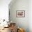 Dried Flowers and Herbs at a Spice Market, Rahba Kedima in Marrakech-Peter Adams-Framed Photographic Print displayed on a wall