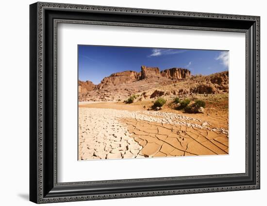 Dried up river bed in the Anti Atlas mountains of Morocco, North Africa-Ashley Cooper-Framed Photographic Print