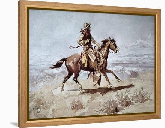 Drifters, 1892-Charles Marion Russell-Framed Premier Image Canvas