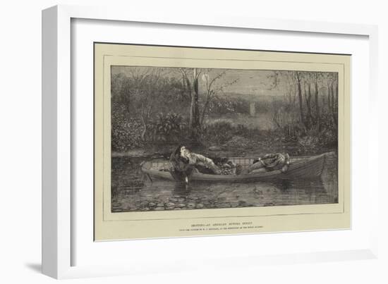 Drifting, an American Autumn Effect-William John Hennessy-Framed Giclee Print