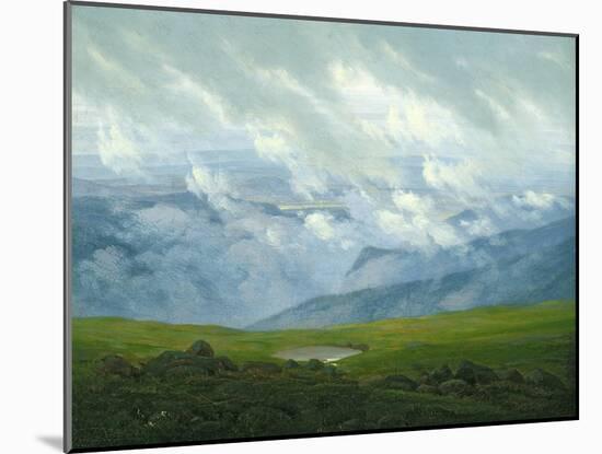 Drifting Clouds-Caspar David Friedrich-Mounted Giclee Print