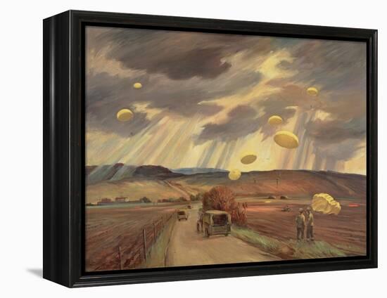 Drifting Down, 1944-George Campbell Tinning-Framed Premier Image Canvas
