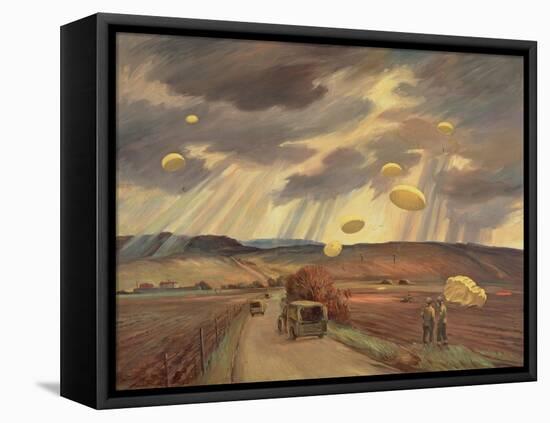 Drifting Down, 1944-George Campbell Tinning-Framed Premier Image Canvas