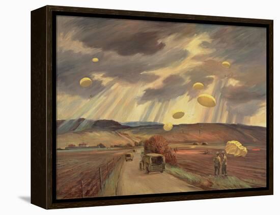 Drifting Down, 1944-George Campbell Tinning-Framed Premier Image Canvas