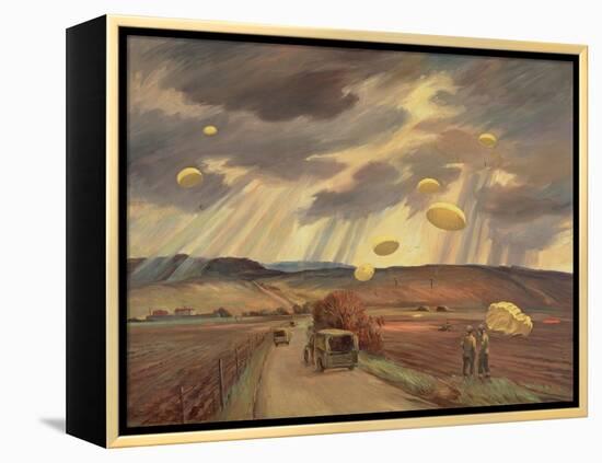 Drifting Down, 1944-George Campbell Tinning-Framed Premier Image Canvas