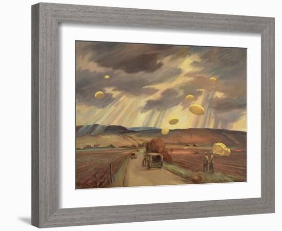 Drifting Down, 1944-George Campbell Tinning-Framed Giclee Print