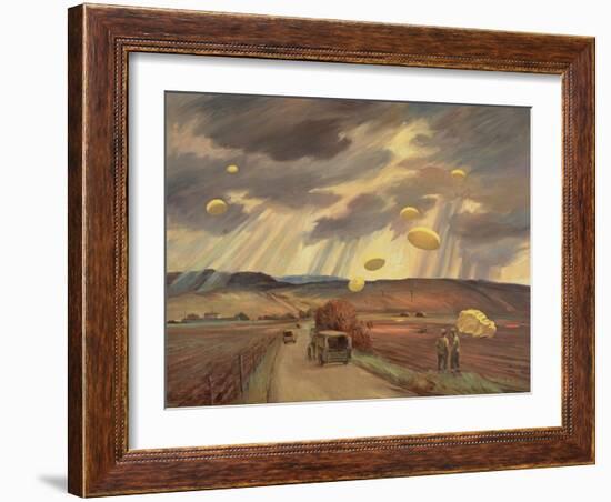 Drifting Down, 1944-George Campbell Tinning-Framed Giclee Print