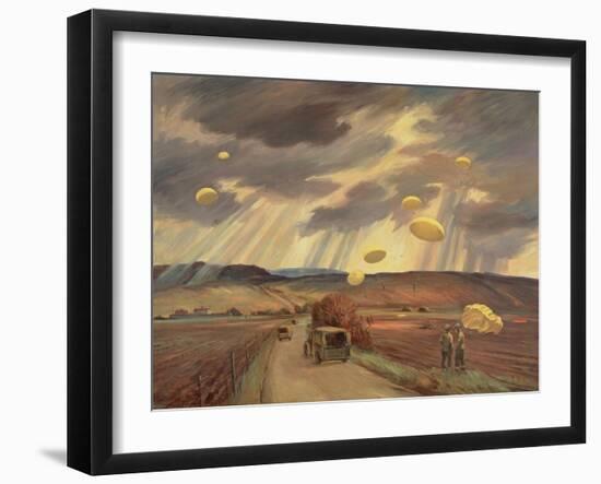 Drifting Down, 1944-George Campbell Tinning-Framed Giclee Print