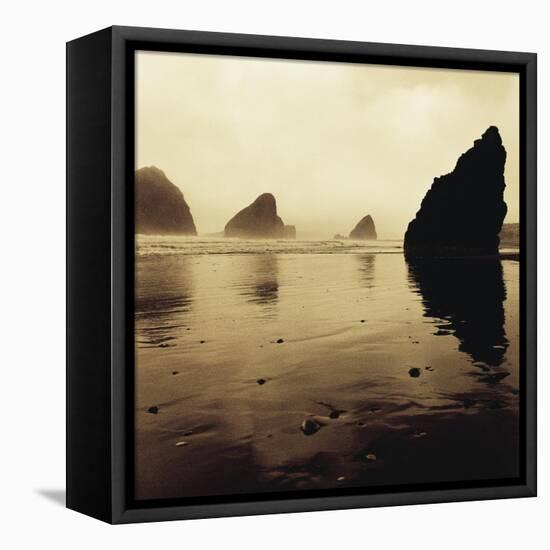 Drifting Sands VI-Jo Crowther-Framed Stretched Canvas