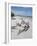 Driftwood on Beach with Fishing Pier in Background, Sanibel Island, Gulf Coast, Florida-Robert Harding-Framed Photographic Print