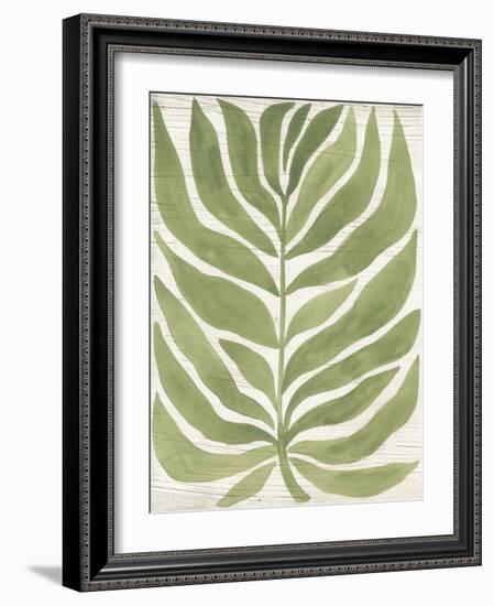 Driftwood Palm Leaf I-June Vess-Framed Art Print