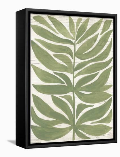 Driftwood Palm Leaf II-June Vess-Framed Stretched Canvas